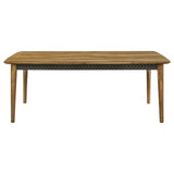 Juego de comedor Partridge de 5 piezas en sheesham natural y camello