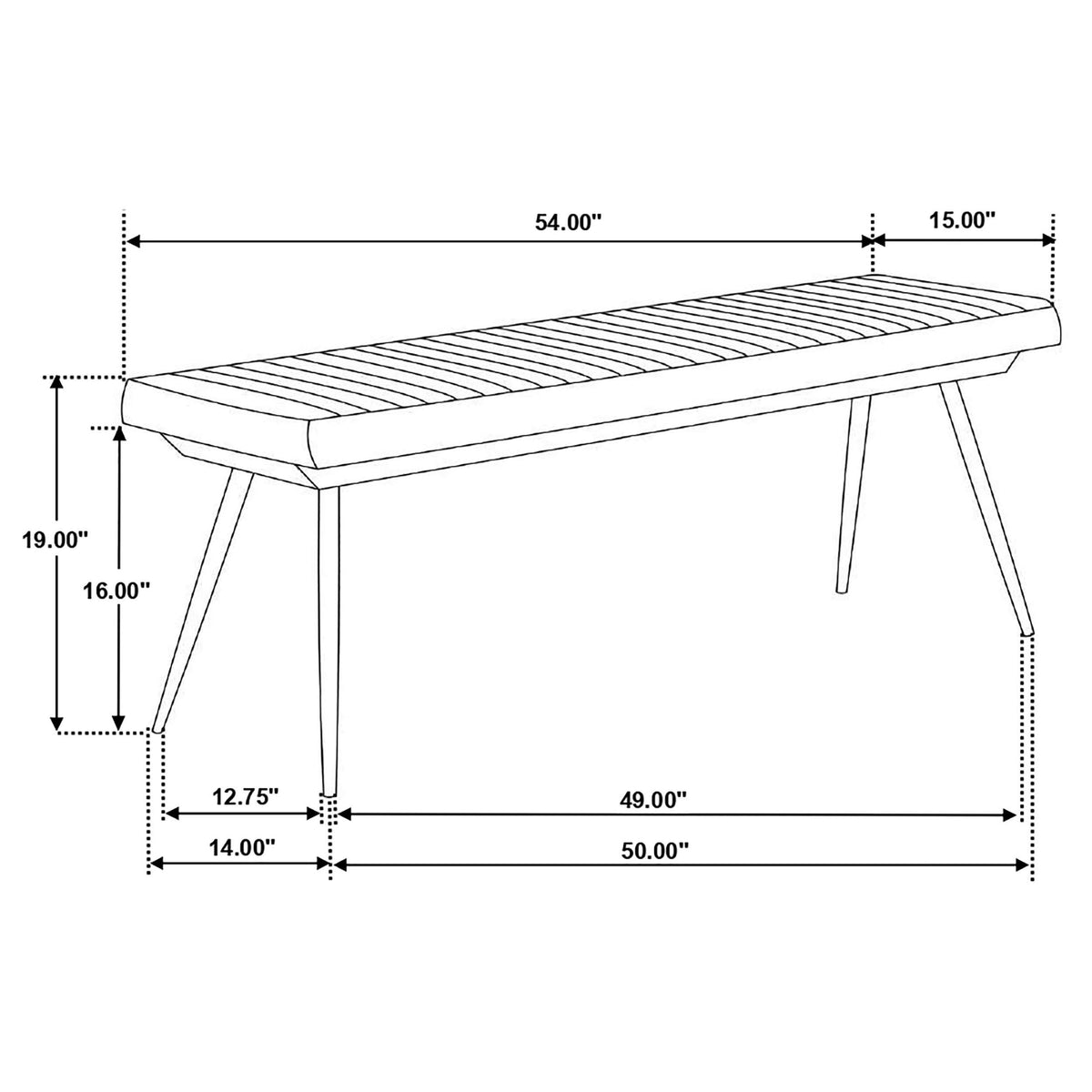 Juego de comedor Partridge de 6 piezas en sheesham natural y espresso