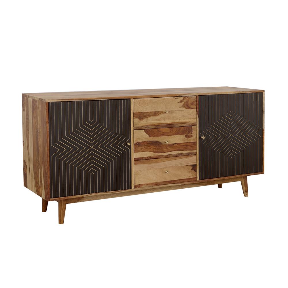 Partridge 2-door Sideboard Buffet Cabinet Natural Sheesham