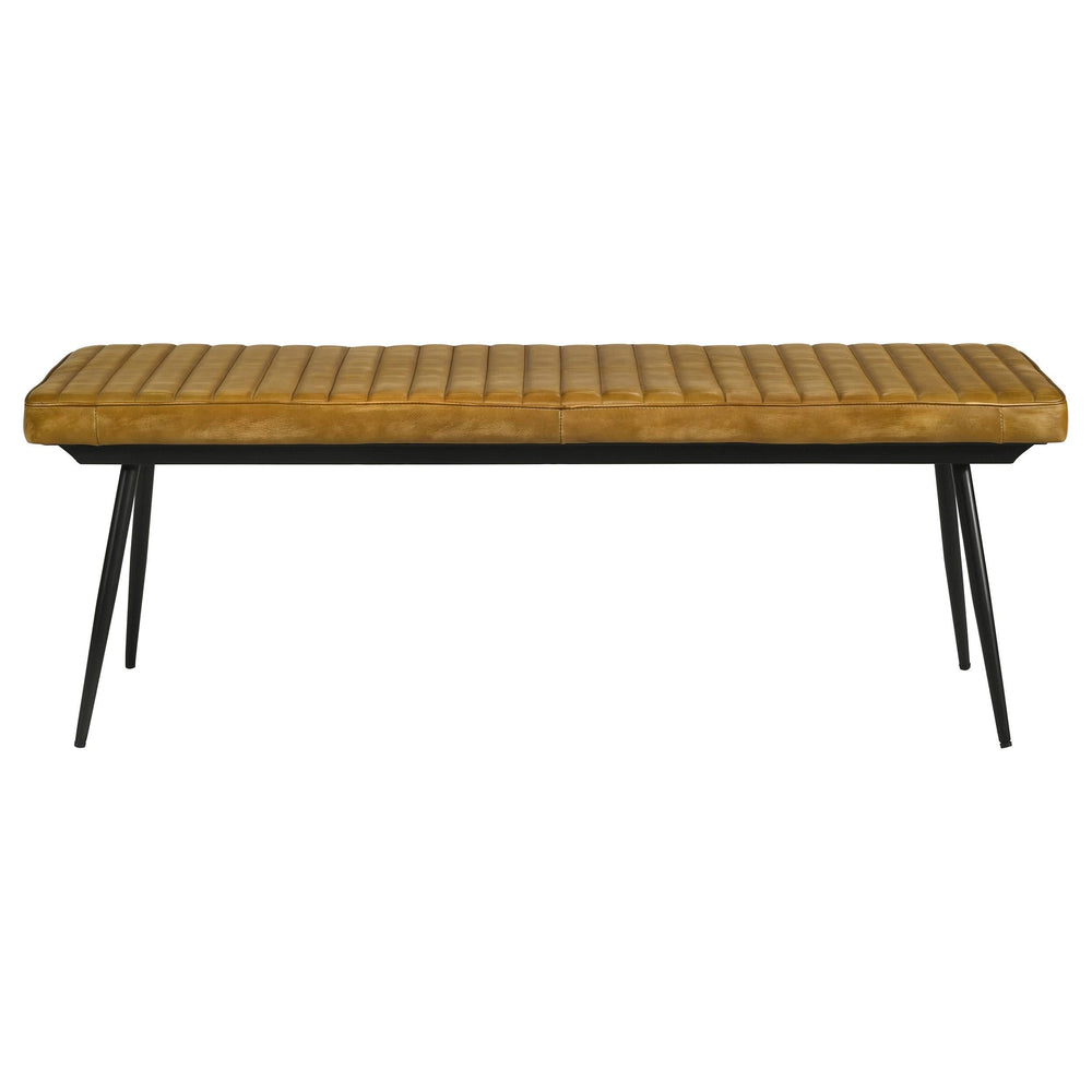 Juego de comedor rectangular Misty de 6 piezas en sheesham y camello