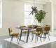 Misty 7-piece Rectangular Dining Set Sheesham and Camel