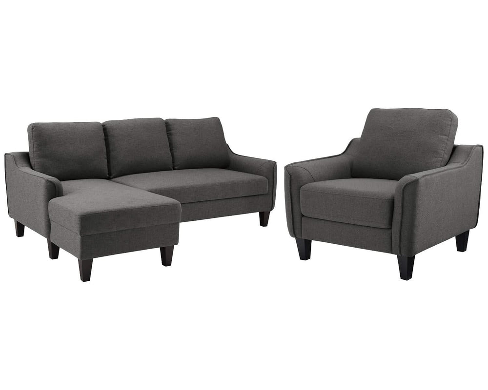 Jarreau Sofa Chaise Sleeper and Chair