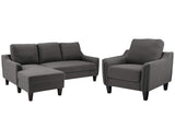 Jarreau Sofa Chaise Sleeper and Chair