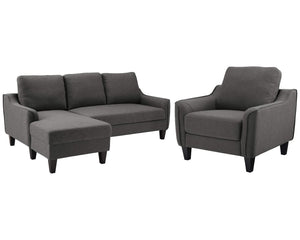Jarreau Sofa Chaise Sleeper and Chair