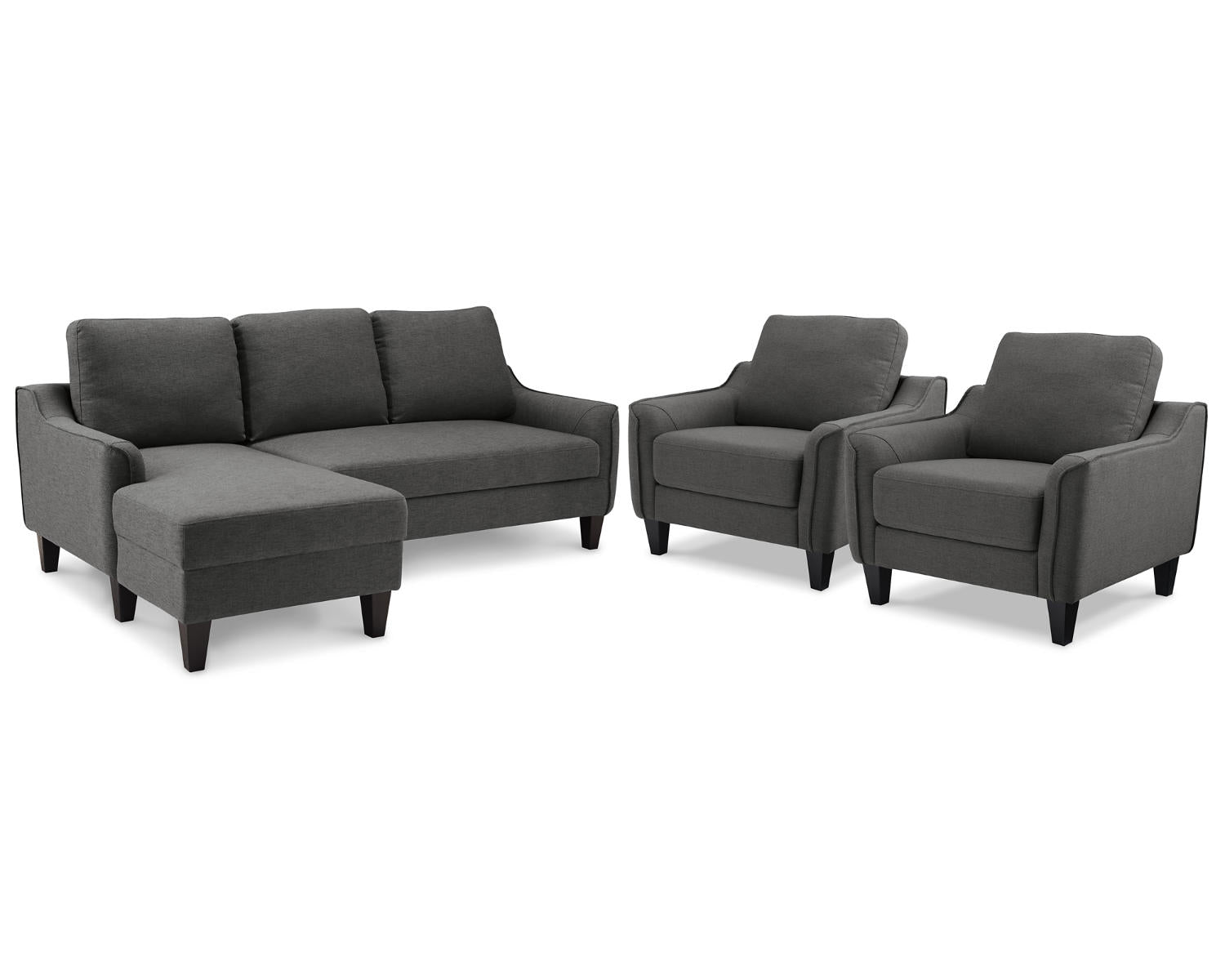 Jarreau Sofa Chaise Sleeper and 2 Chairs