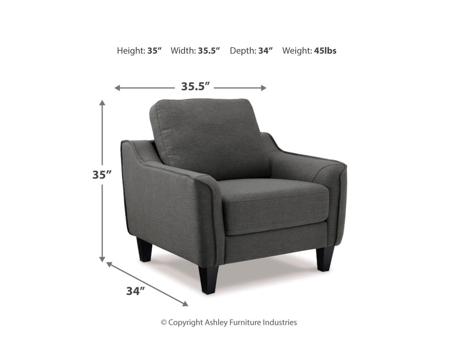 Jarreau Sofa Chaise Sleeper and 2 Chairs