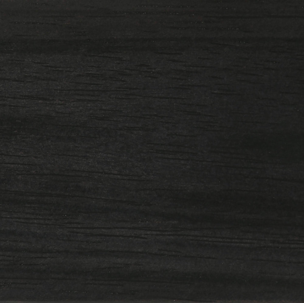 Silla de comedor Stevie de madera acolchada con brazos, color negro (juego de 2)