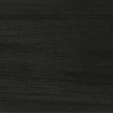 Silla de comedor Stevie de madera acolchada con brazos, color negro (juego de 2)