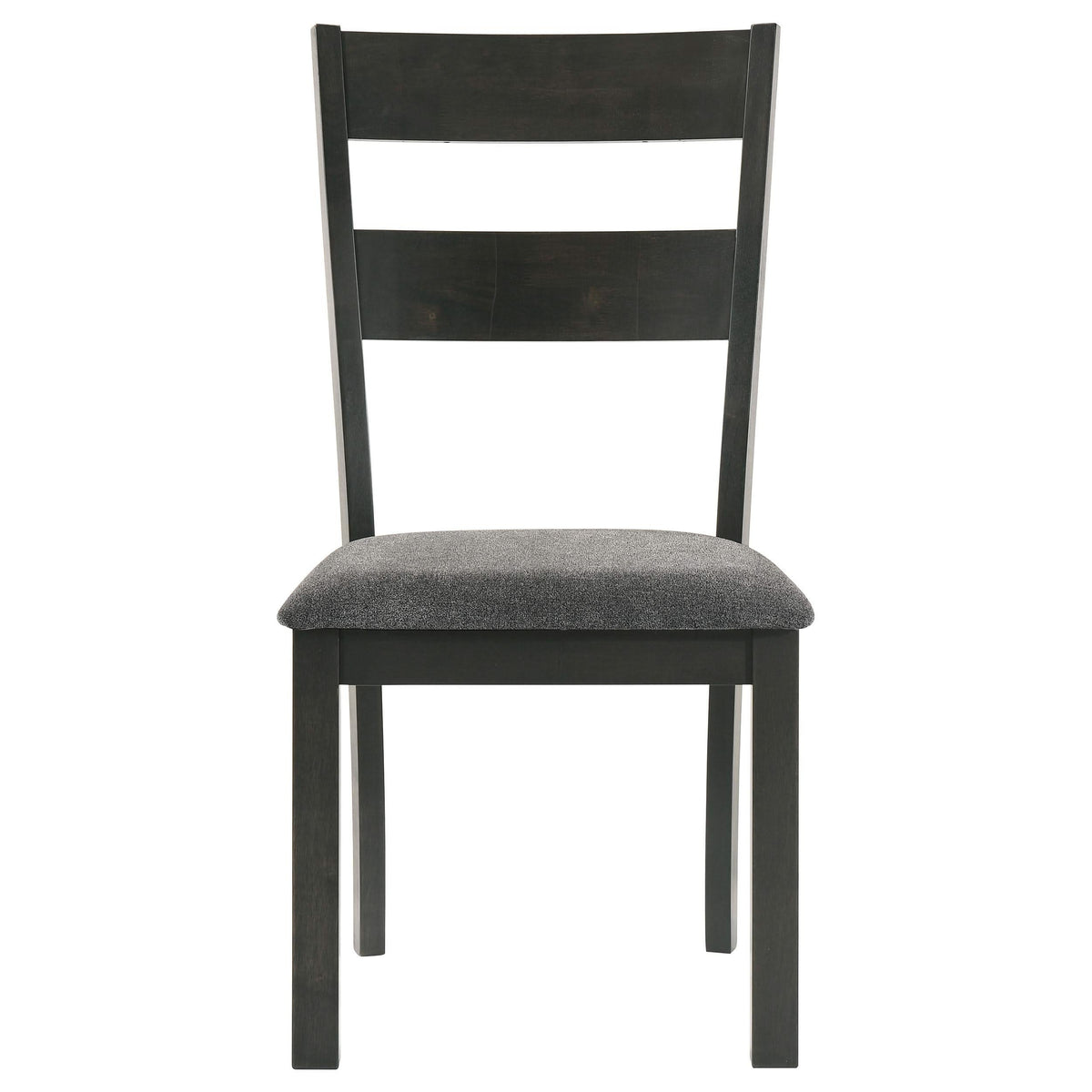 Juego de comedor Jakob de 5 piezas con hojas extensibles rectangulares, color negro