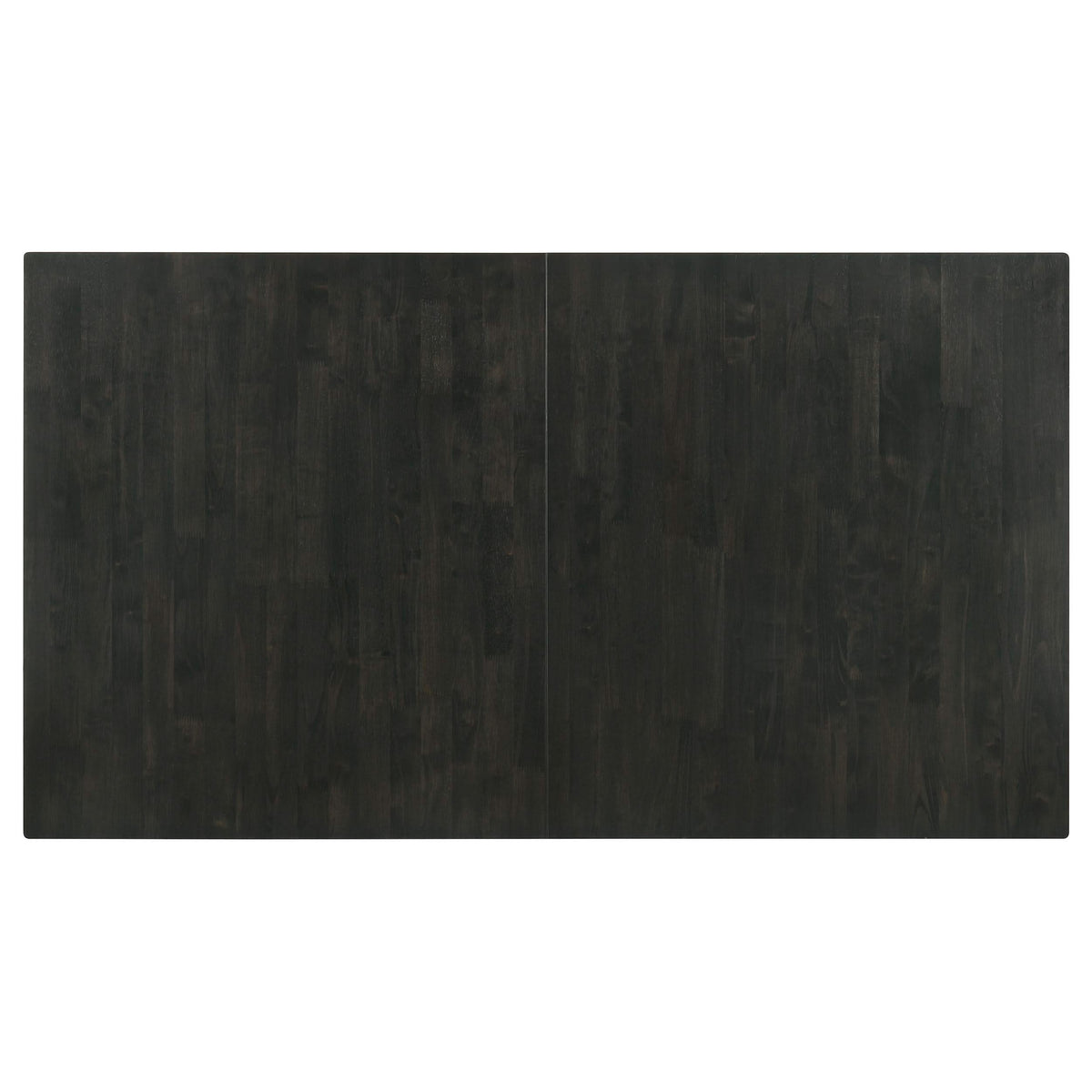 Juego de comedor Jakob de 7 piezas con hojas extensibles rectangulares, color negro