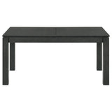 Jakob Rectangular 83-inch Extension Leaf Dining Table Black