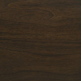 Mesa de comedor rectangular de madera Wes de 80 pulgadas en nogal oscuro