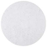 Juego de mesa de comedor Sherry de 5 piezas con tablero de mármol redondo en beige