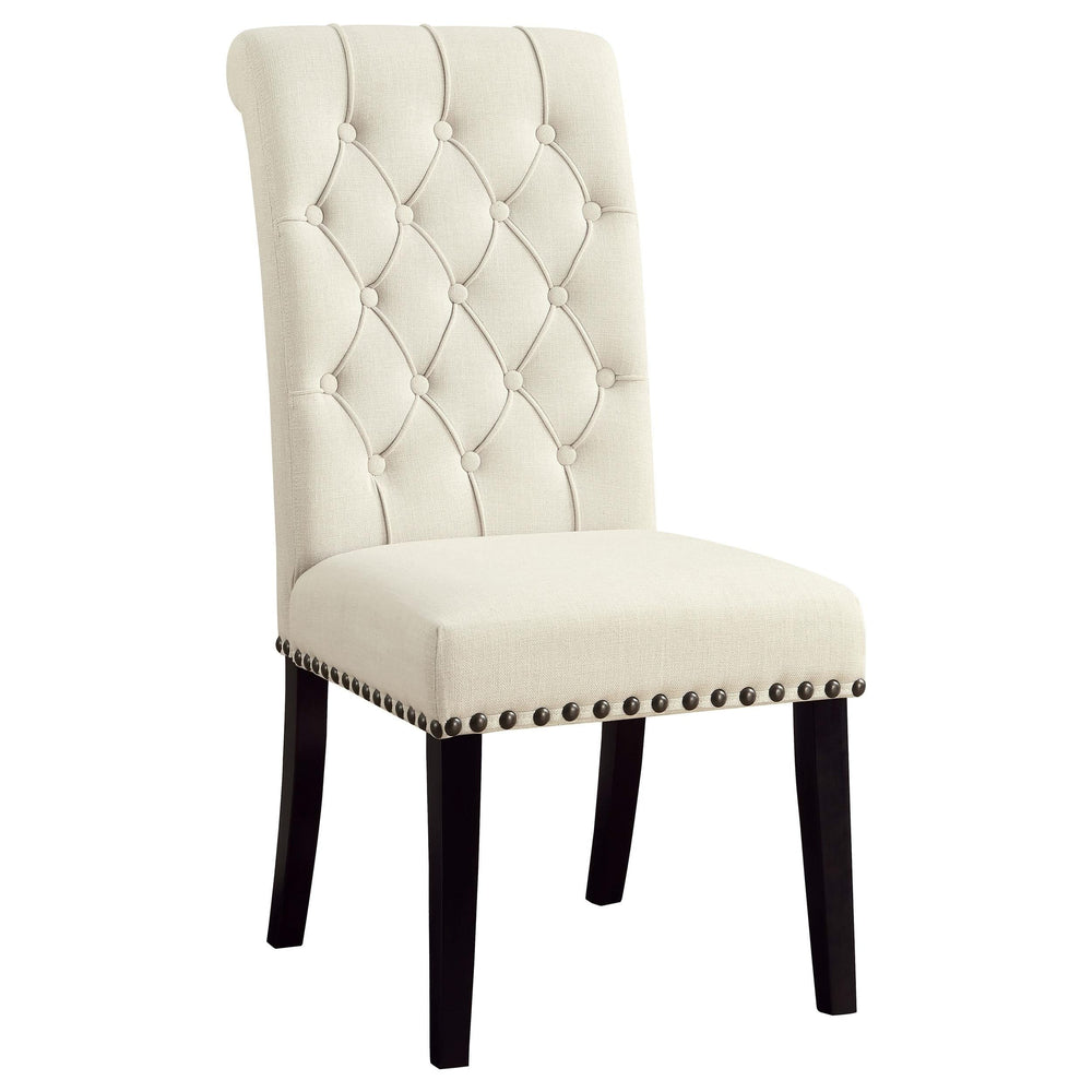 Juego de mesa de comedor Sherry de 5 piezas con tablero de mármol redondo en beige