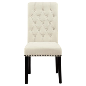 Juego de mesa de comedor Sherry de 5 piezas con tablero de mármol redondo en beige
