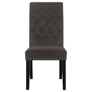Juego de mesa de comedor rectangular de 5 piezas con tapa de mármol, color marrón, Sherry