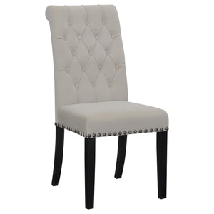Juego de mesa de comedor rectangular de 5 piezas con tapa de mármol color arena Sherry