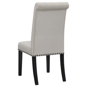 Juego de mesa de comedor rectangular de 5 piezas con tapa de mármol color arena Sherry