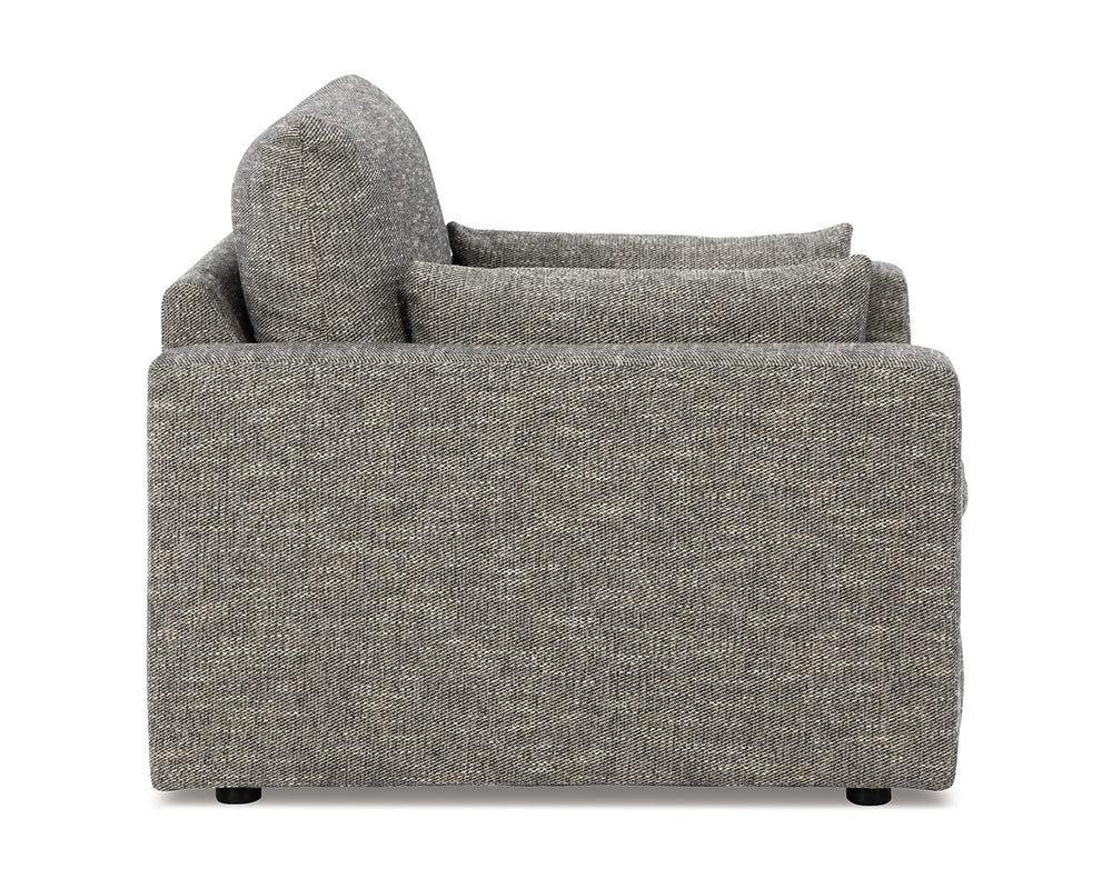 Dramatic Oversized Chair and Ottoman