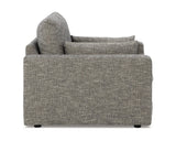 Dramatic Oversized Chair and Ottoman