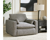 Dramatic Oversized Chair and Ottoman