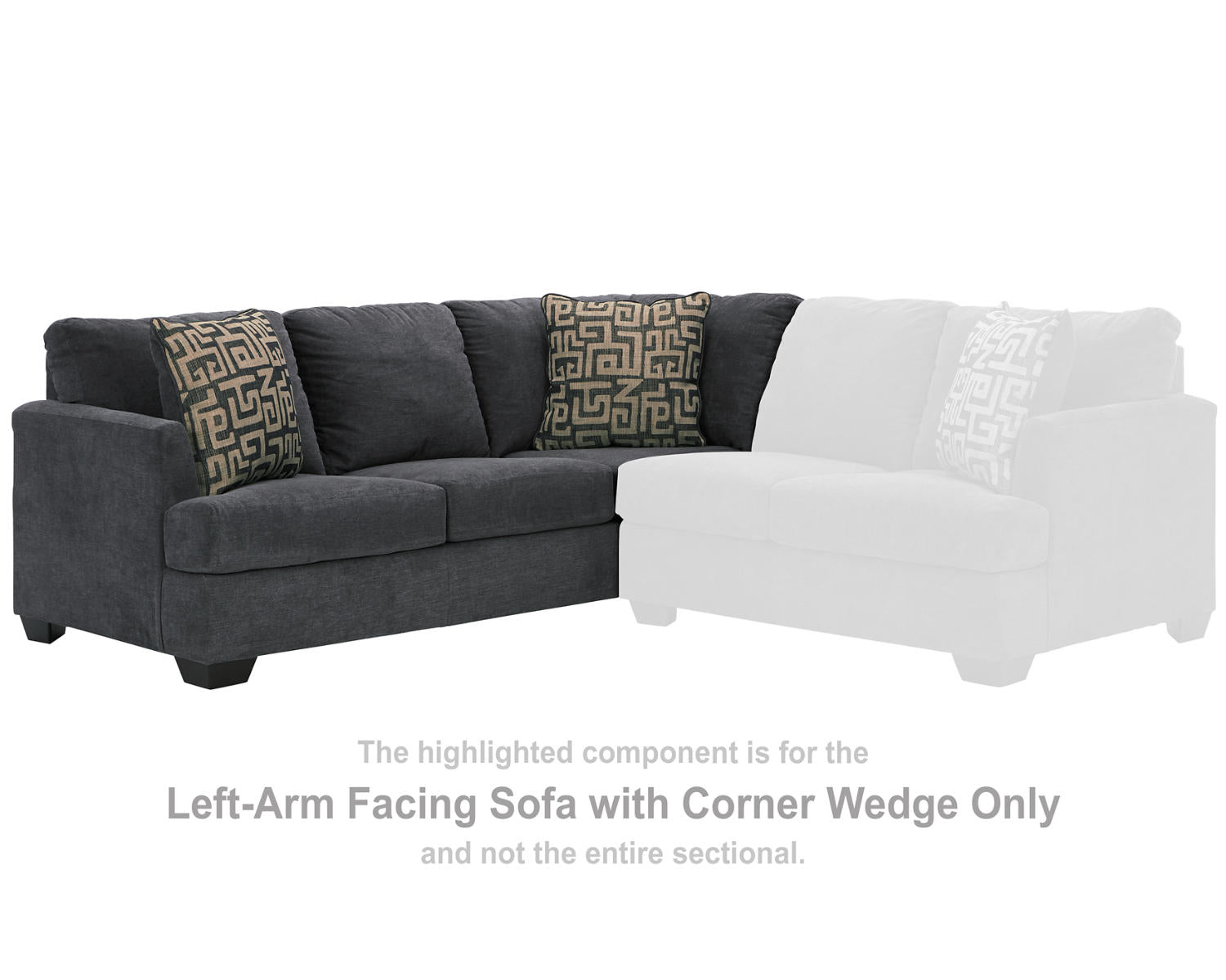 Ambrielle Left-Arm Facing Sofa with Corner Wedge