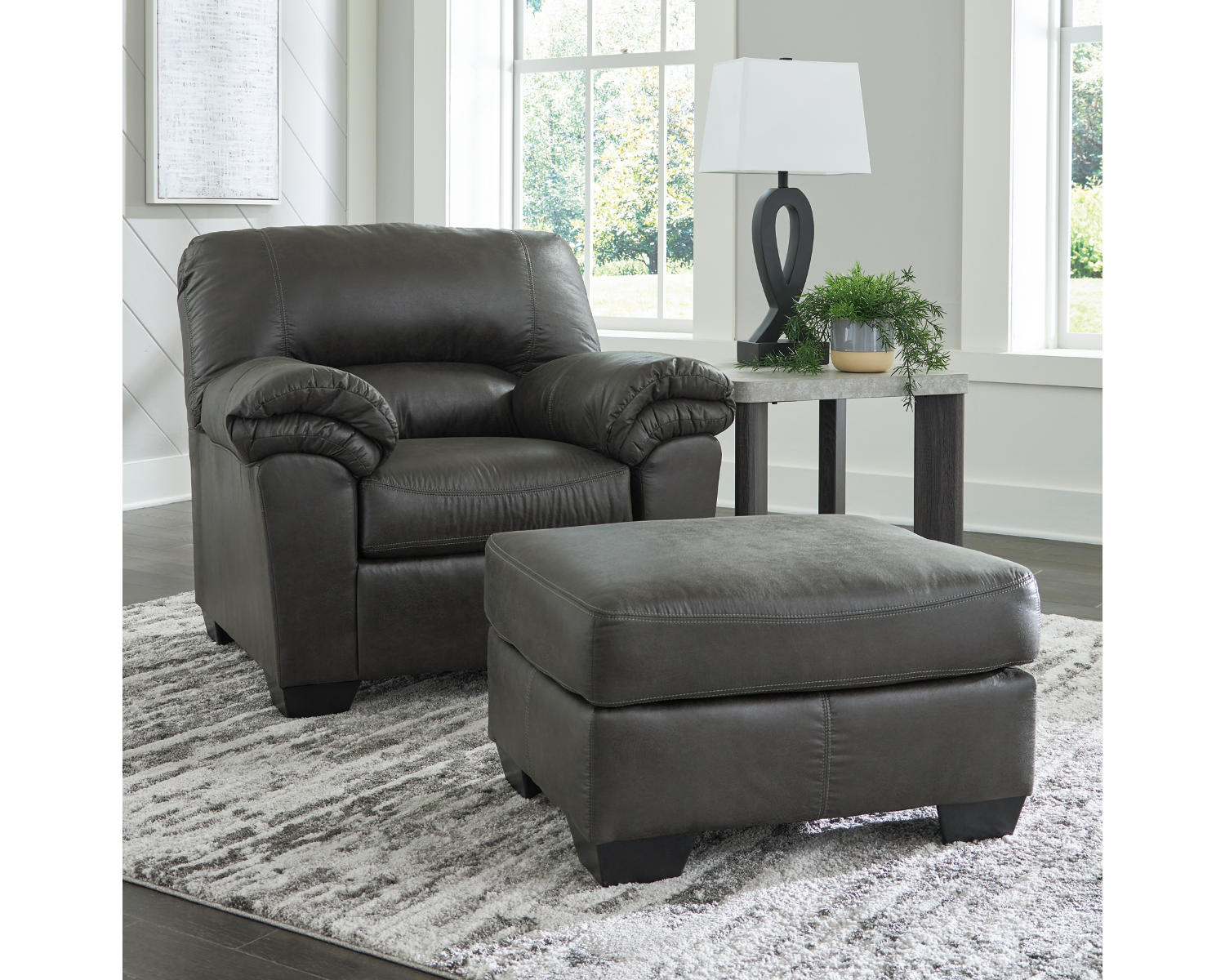 Bladen Chair and Ottoman