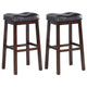 Donald Upholstered Bar Stool Cappuccino (Set of 2)