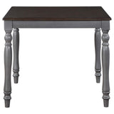 Wiley 5-piece Square Counter Height Dining Set Grey