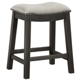 Juego de mesa de comedor Elliston de 5 piezas, altura de mostrador, gris oscuro
