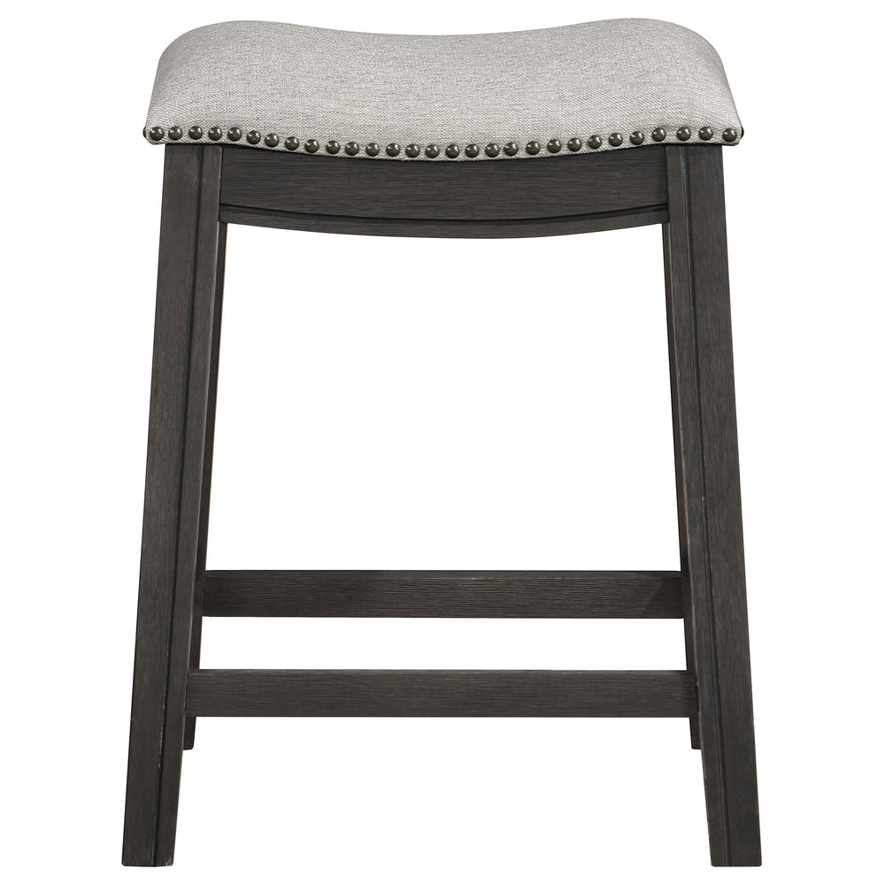 Juego de mesa de comedor Elliston de 5 piezas, altura de mostrador, gris oscuro