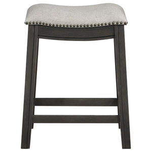 Juego de mesa de comedor Elliston de 5 piezas, altura de mostrador, gris oscuro
