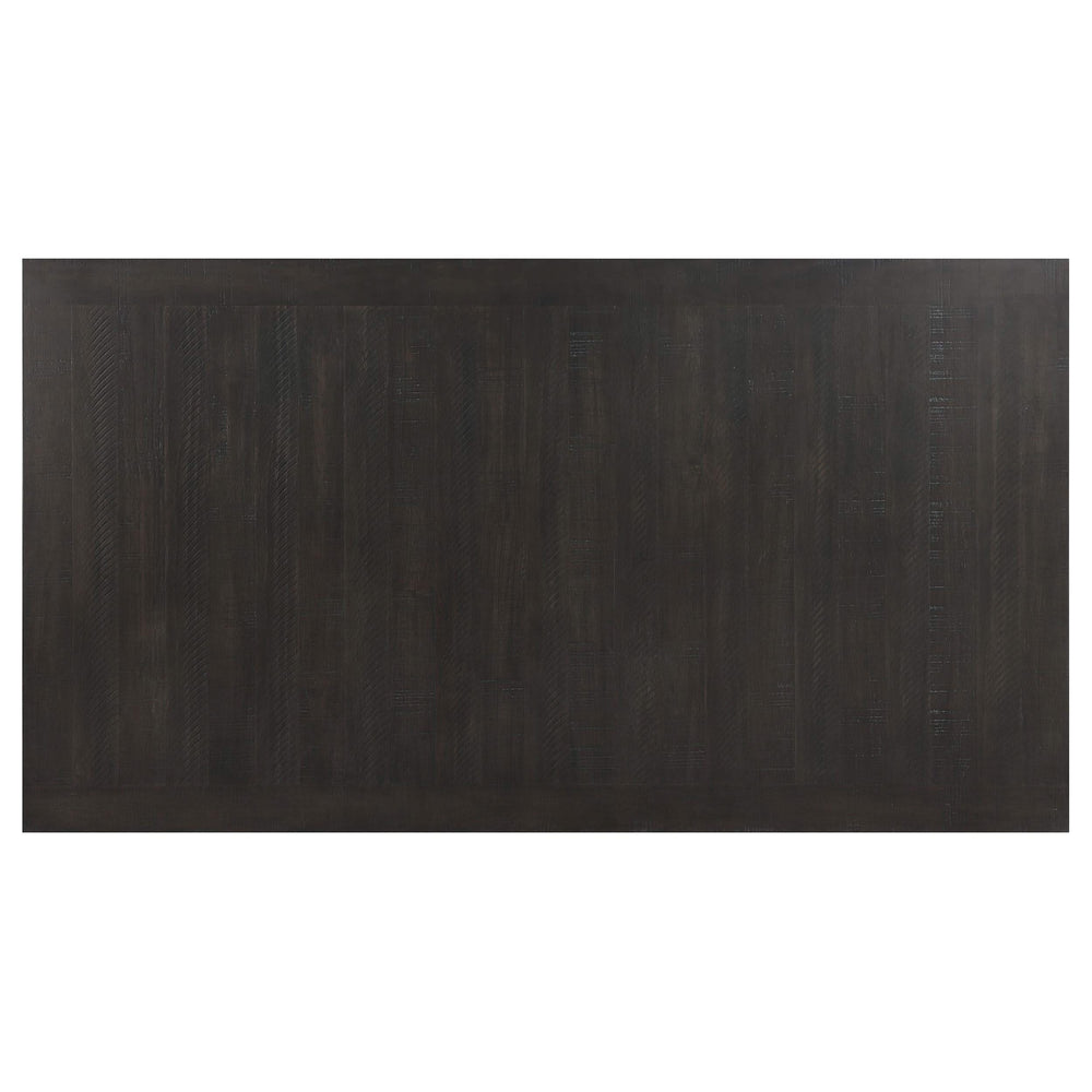 Mesa de comedor Elliston de 66 pulgadas, altura de mostrador, color gris oscuro