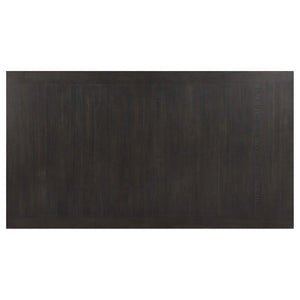 Mesa de comedor Elliston de 66 pulgadas, altura de mostrador, color gris oscuro