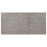 Mesa de comedor rectangular Elodie de 78 pulgadas con hojas extensibles, color negro