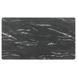 Mesa de comedor extensible Crestmont de 78 pulgadas con imitación de mármol negro