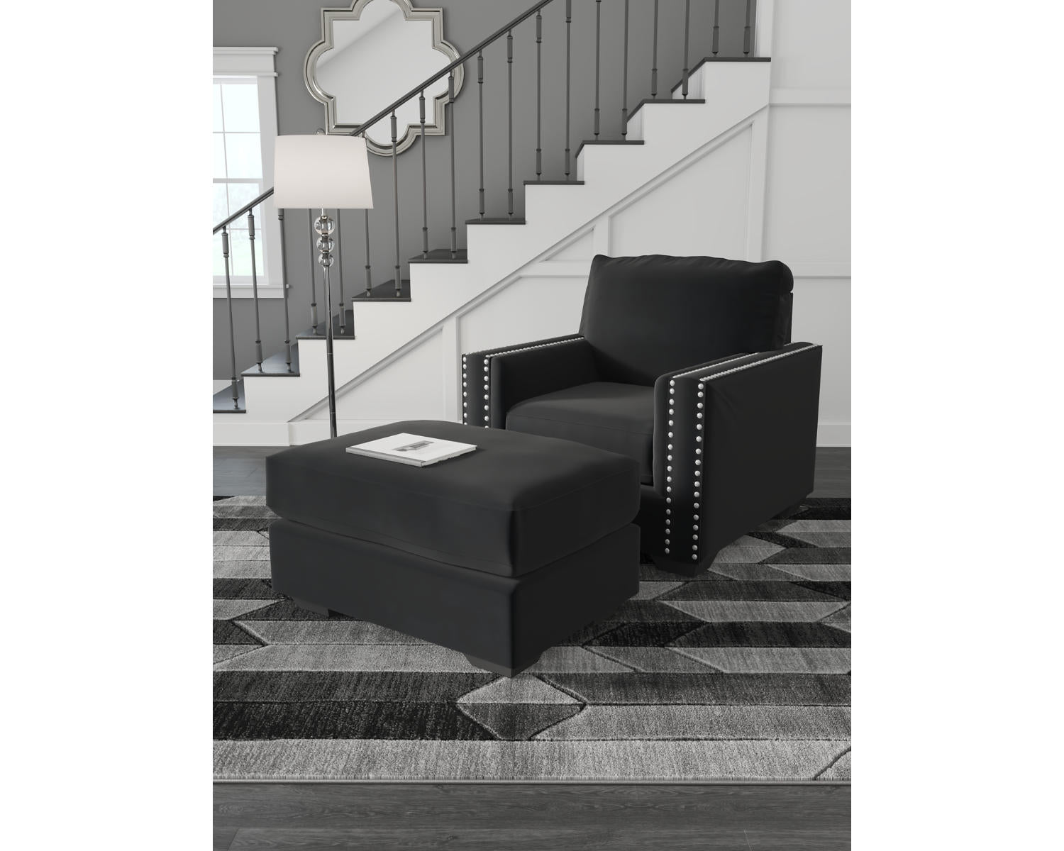 Gleston Chair and Ottoman