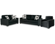 Gleston Sofa and Loveseat with Chair