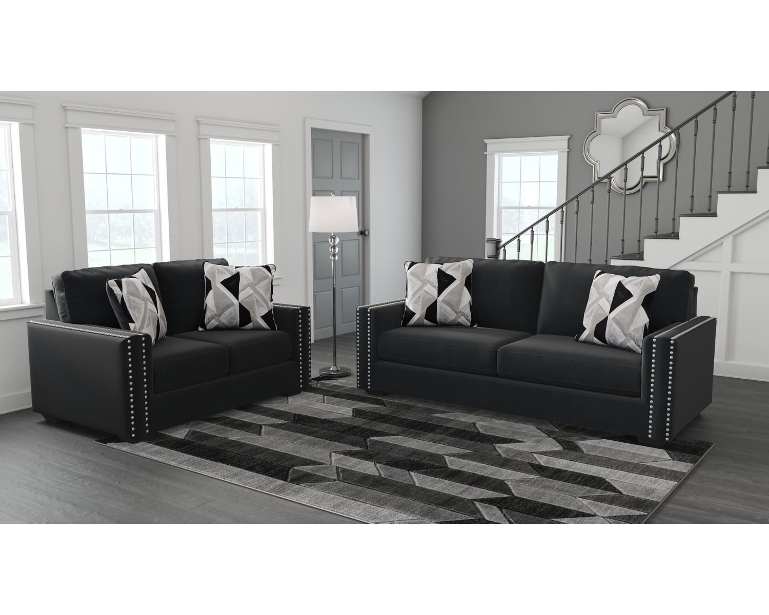 Gleston Sofa and Loveseat