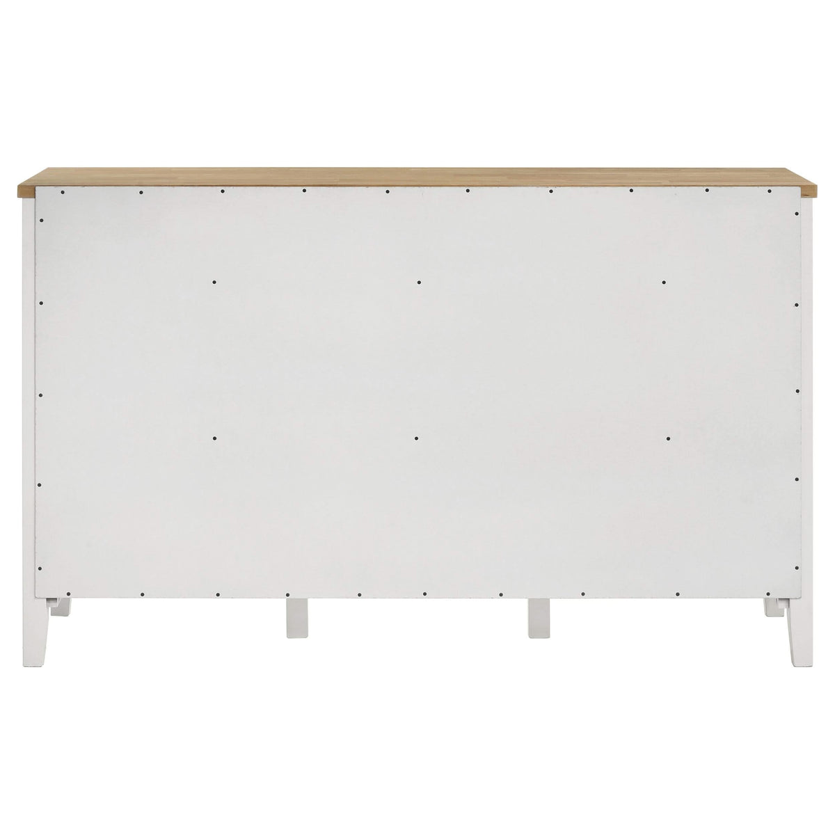 Aparador de comedor de 2 puertas Hollis, mueble de almacenamiento, color blanco