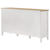 Aparador de comedor de 2 puertas Hollis, mueble de almacenamiento, color blanco