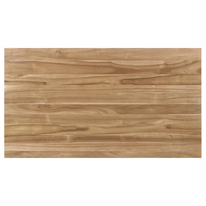 Juego de mesa de comedor rectangular Nogales de 5 piezas en color blanco roto