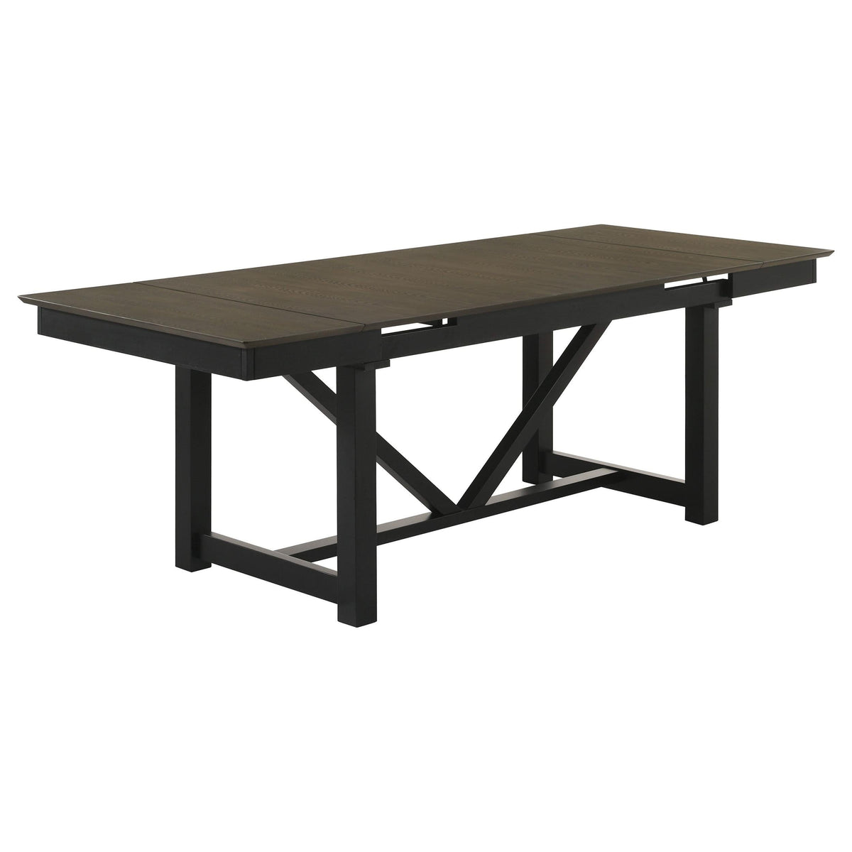 Juego de mesa de comedor extensible refractaria Malia de 5 piezas de roble