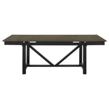 Juego de mesa de comedor extensible refractaria Malia de 7 piezas de roble