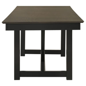 Juego de mesa de comedor extensible refractaria Malia de 7 piezas de roble
