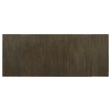 Mesa de comedor rectangular Malia de 87 pulgadas con hojas extensibles de roble