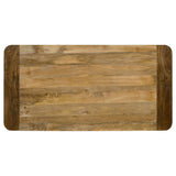 Mesa de comedor Maverick de madera maciza de 70 pulgadas, mango natural