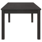 Marbrisa Rectangular 71-inch Wood Dining Table Matte Black