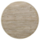 Juego de mesa de comedor redonda Trofello de 5 piezas, color blanco lavado