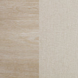 Juego de mesa de comedor redonda Trofello de 5 piezas, color blanco lavado